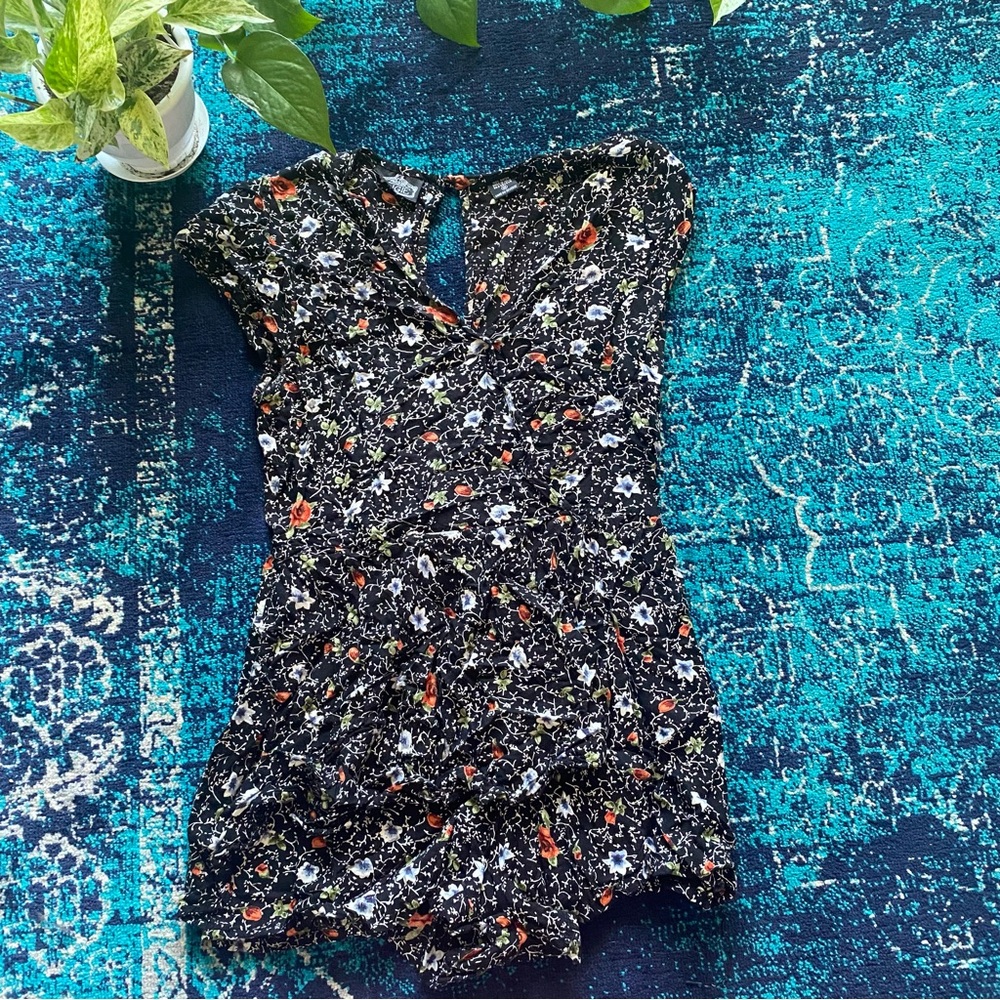 Angie Floral Romper Medium Juniors